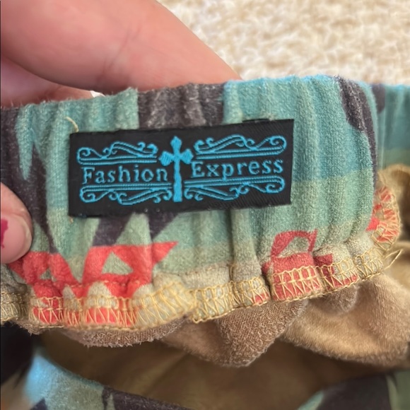 Multicolor Patterned Skirt - Picture 2 of 2